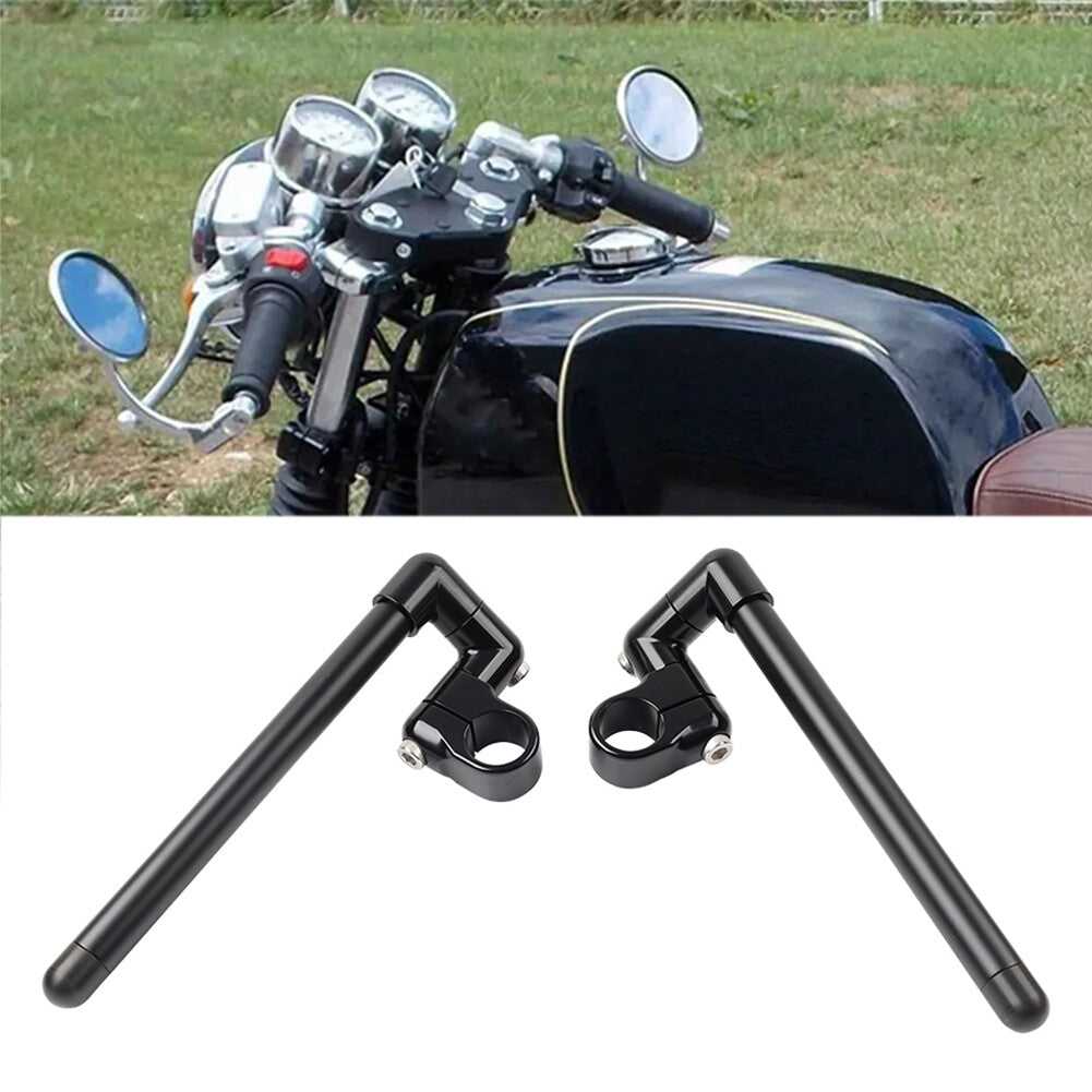 Cafe Racer Bars 7/8 Motorcycle Universal Clip-On Handlebar Fork Tube 35MM