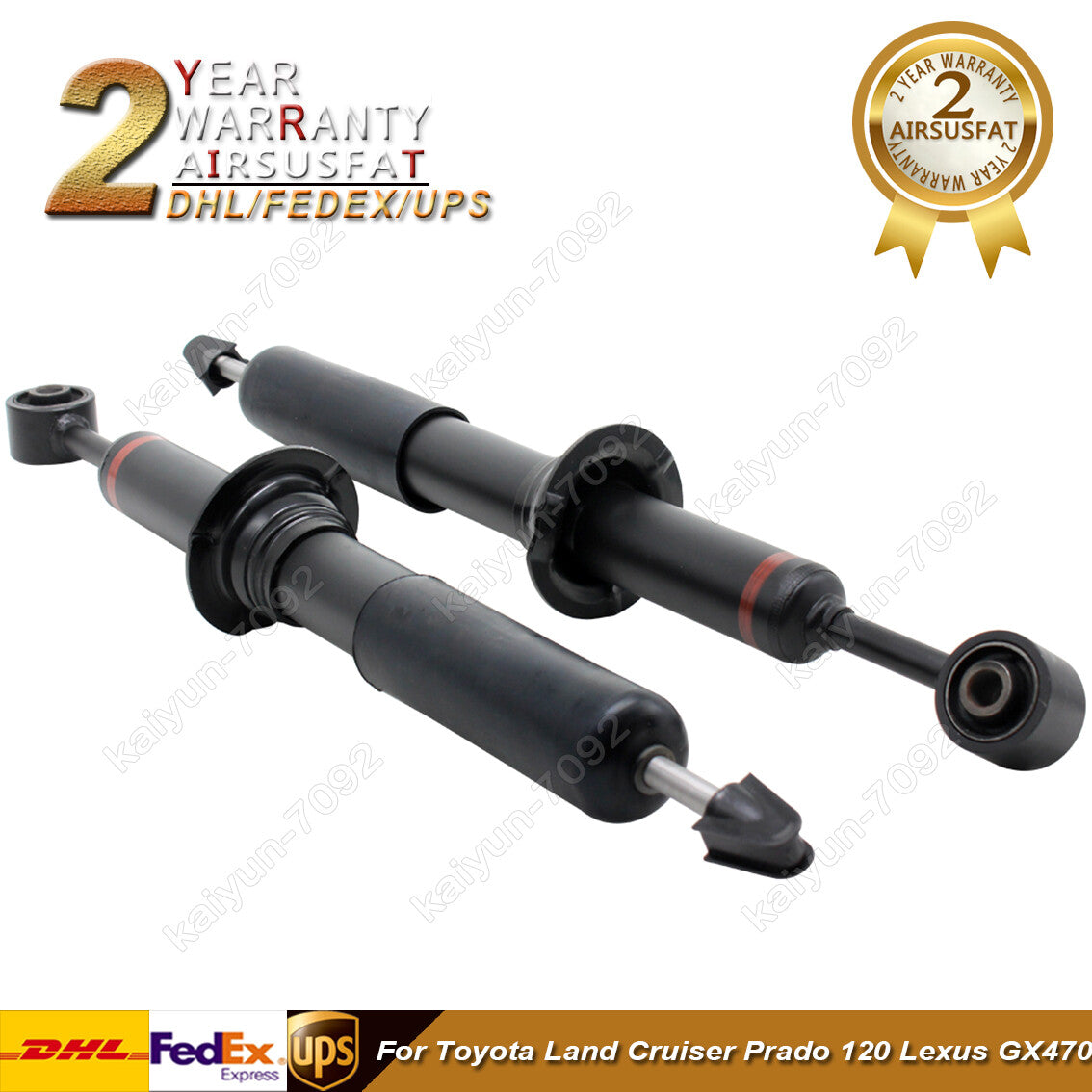 Pair Front Air Suspension Shock for Toyota for Land Cruiser Prado 120 for Lexus GX470