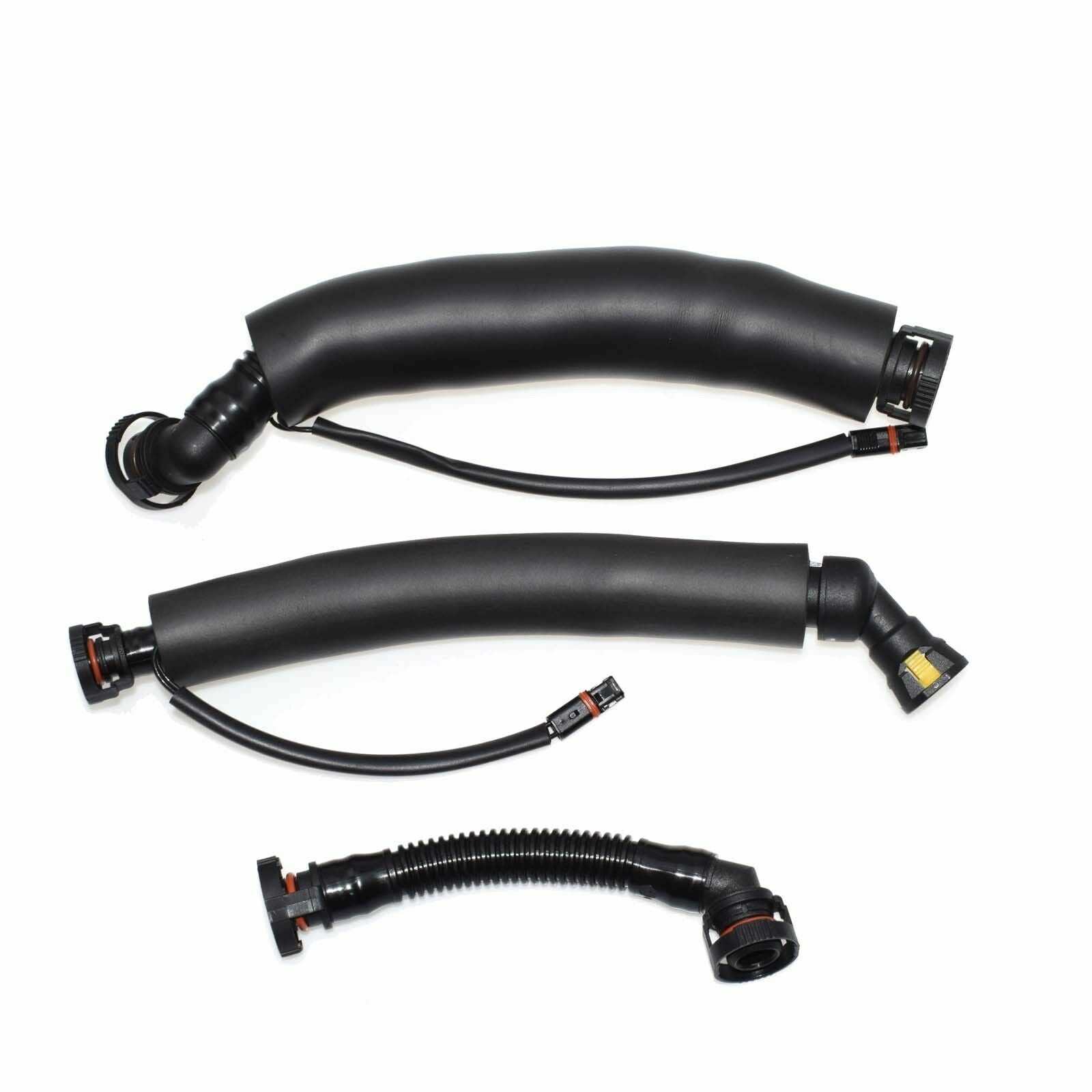 for BMW E60 E90 E91 325i 330i 525i 11157567801 Crankcase Vent Breather Hoses Kit