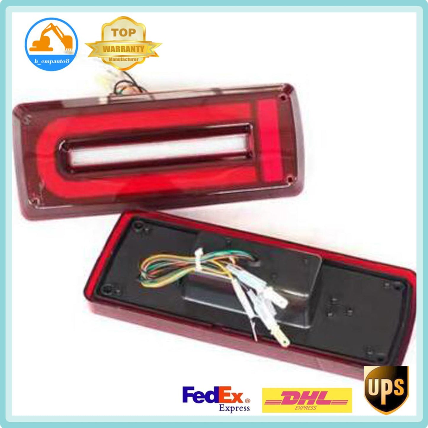 2Pcs LED Rear Brake Tail Lamp for Mercedes-Benz G-class W463 G500 G63/G65 DHL