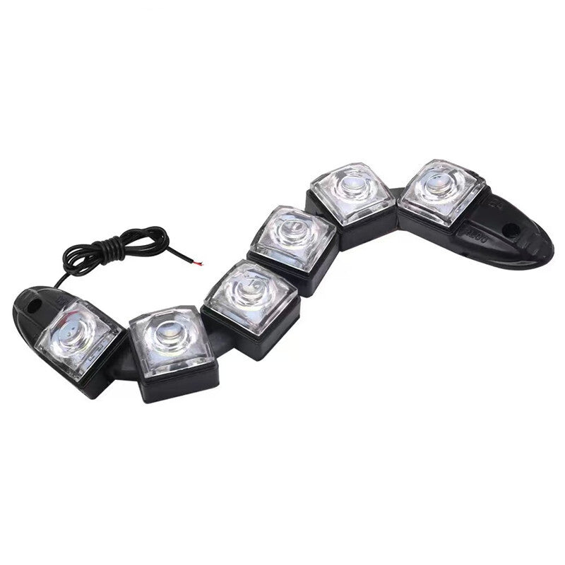 Car Daytime Running Lights Waterproof Fog Lamp Flexible DLR Auxiliary Headlight