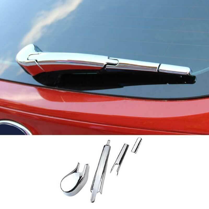 Chrome Rear Window Rain Wiper Cover Trim 4PCS Fit for Ford Focus ST RS 2012-2014