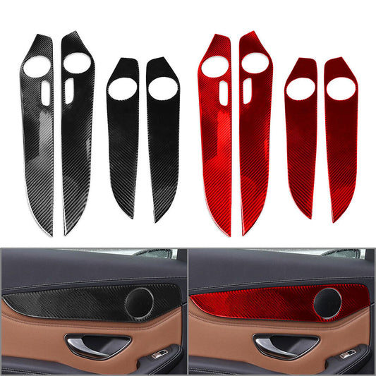 Interior Door Panel Cover Trim fit for Benz C Class W205 2014-21 GLC Class