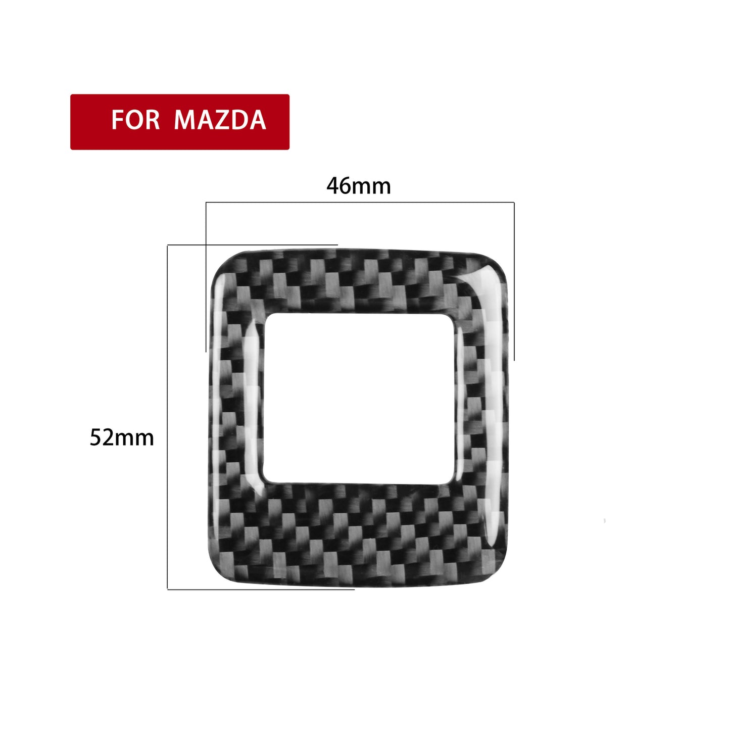 Carbon Fiber Interior Interior Cover Trim Fit for Mazda MX-5 Miata 2009 - 2015