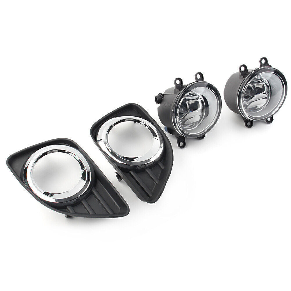 for Toyota for Camry 2010-2011 Fog Light Bumper Lamp Cover+Wiring Harness+Switch