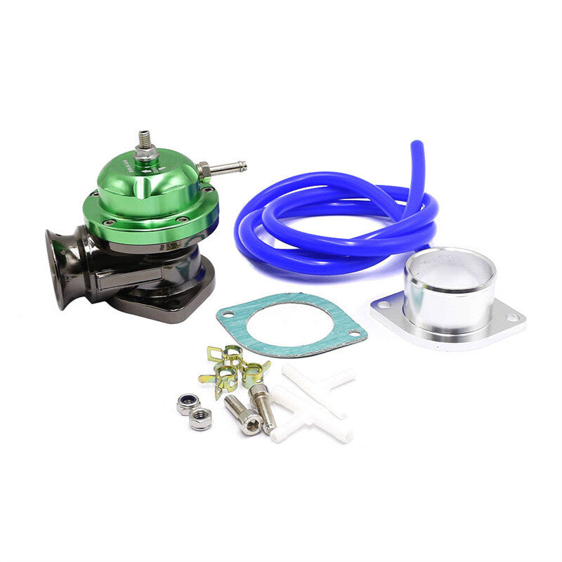 Green Universal Type-RS Turbo Blow Off Valve Kit Adjustable 25 psi BOV Blow Dump