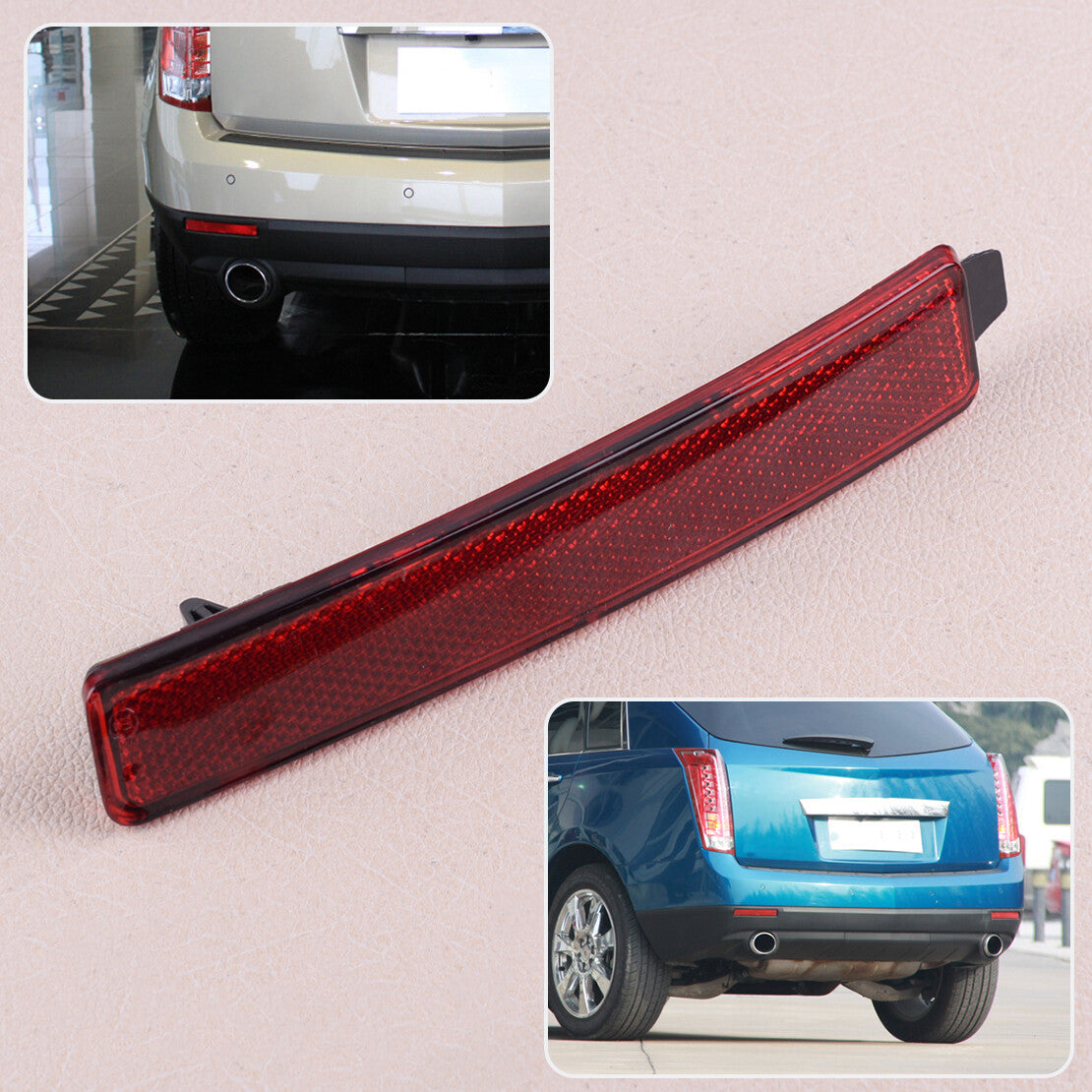 Bumper Reflector Rear Left Fit for Cadillac SRX for Chevrolet Traverse 25881881
