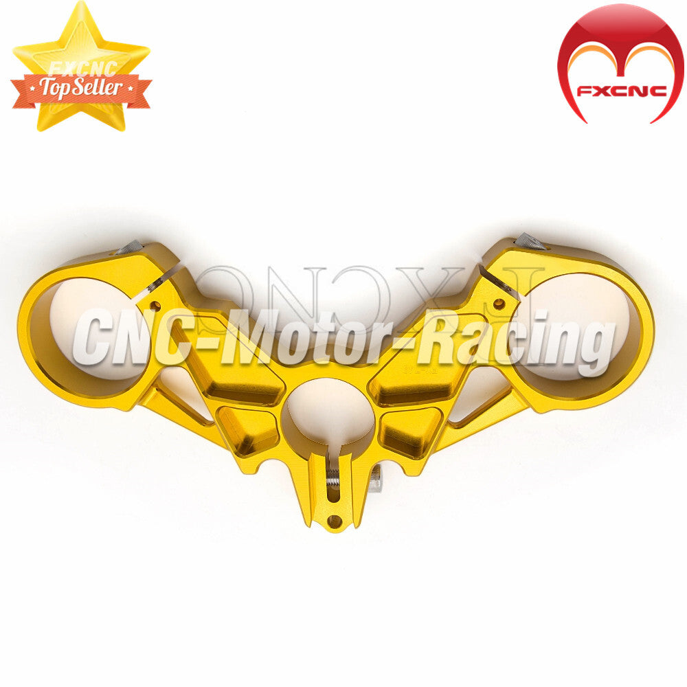 Suitable for Ducati 749, 848, 999 gold CNC aluminum alloy motorcycle top upper three-ply tree