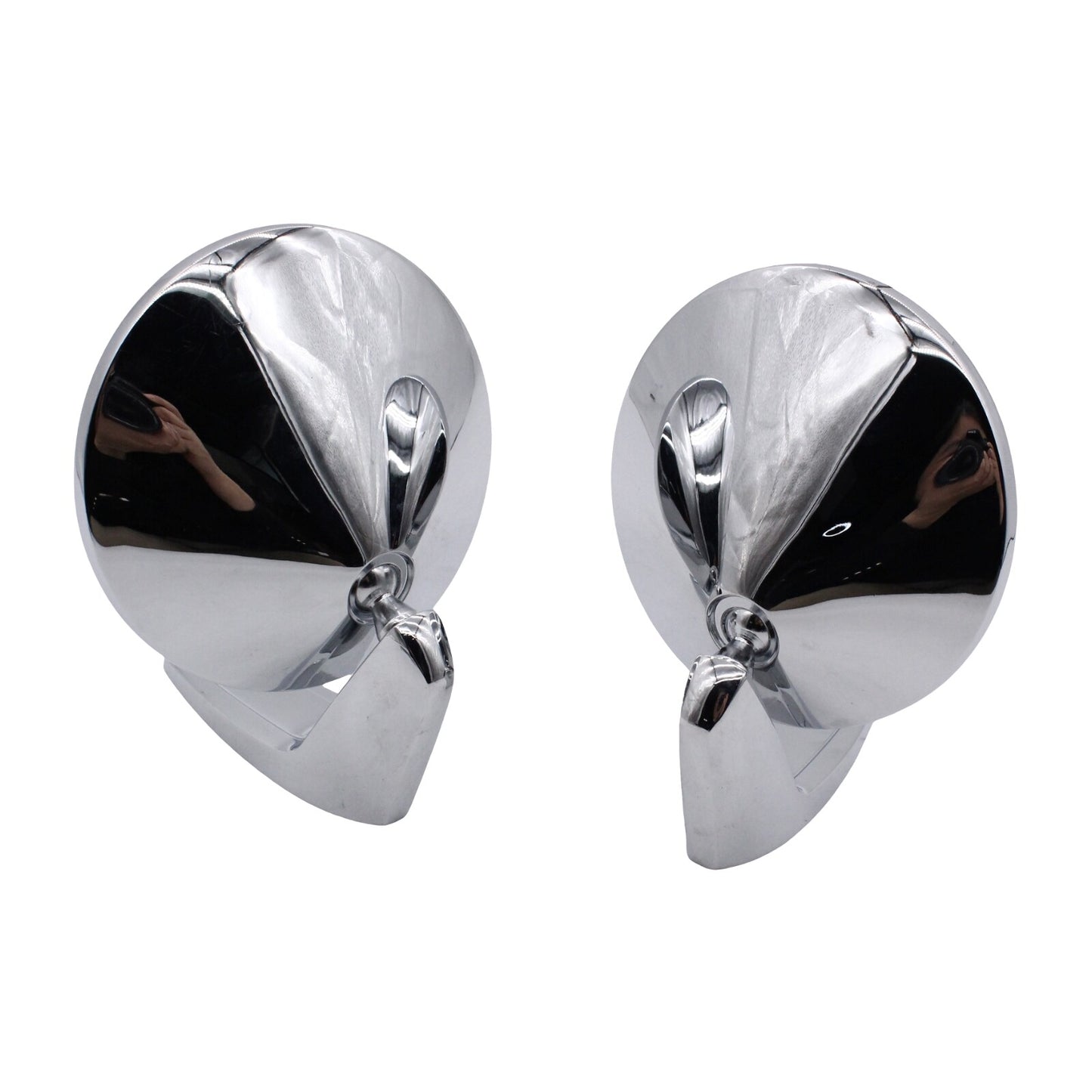 2 x Chrome Door Mirrors Outside Exterior Rearview For 1966-1975 for Dodge for Plymouth