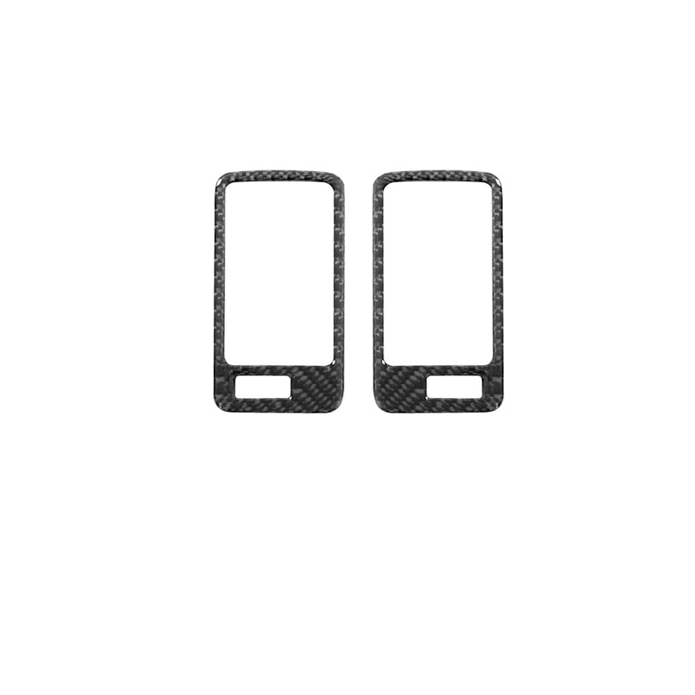 2X Carbon Fiber Rear Door Air Outlet Trim Panel for Audi Q7 2007-2015