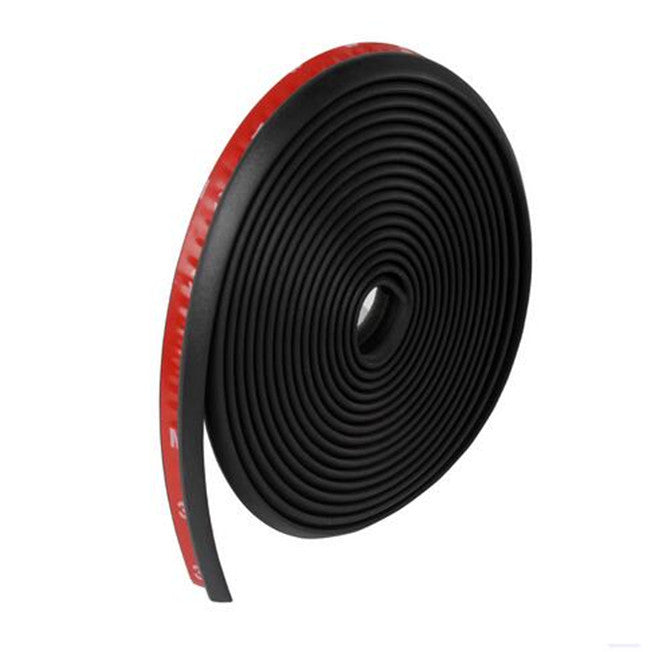 Car Universal Door 4M Z-shape Seal Strip Pad Weather Rubber Strip Moulding Black