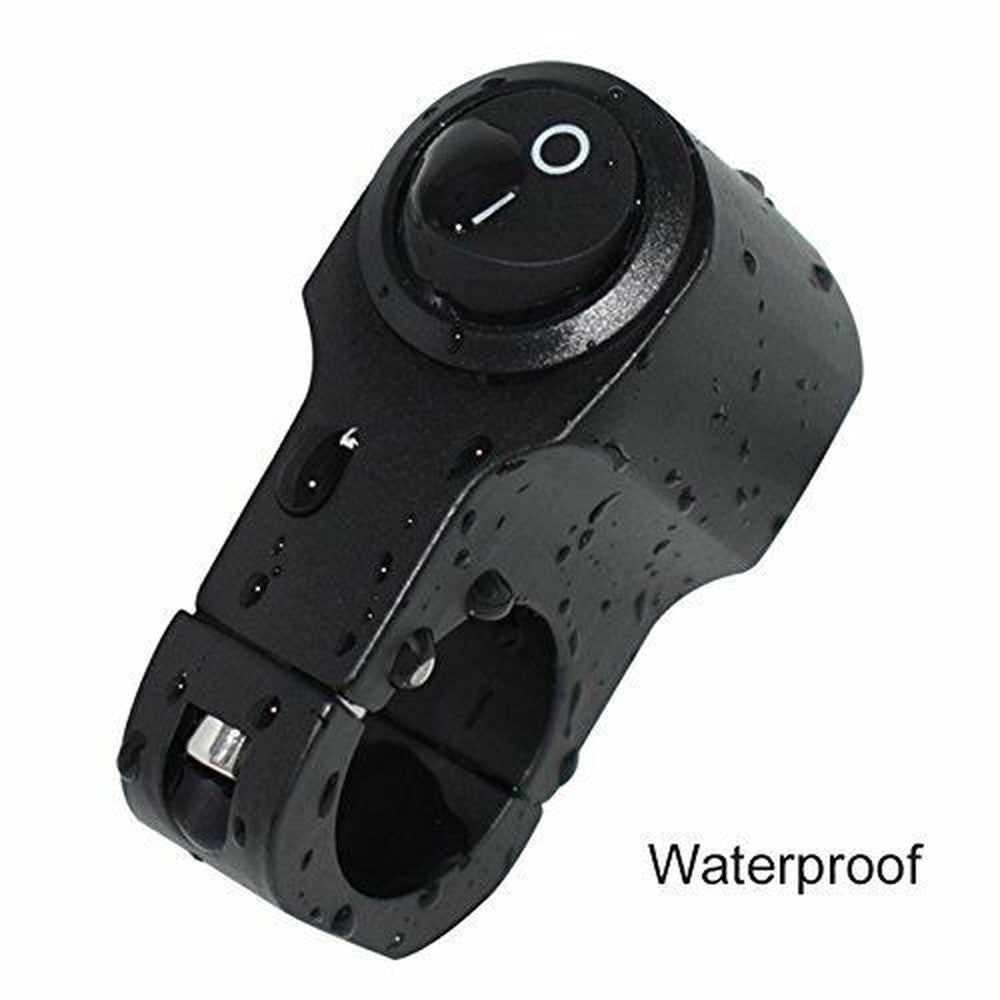 Universal Motorcycle 7/8 Handlebar Headlight Fog Spot Light ON OFF Switch