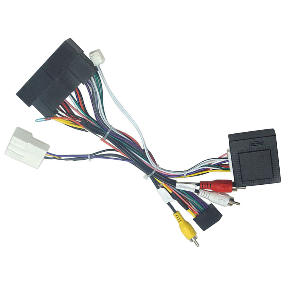16 Pins for Hyundai for Elantra Santa Fe IX45 Stereo Harness with Canbus Box Black