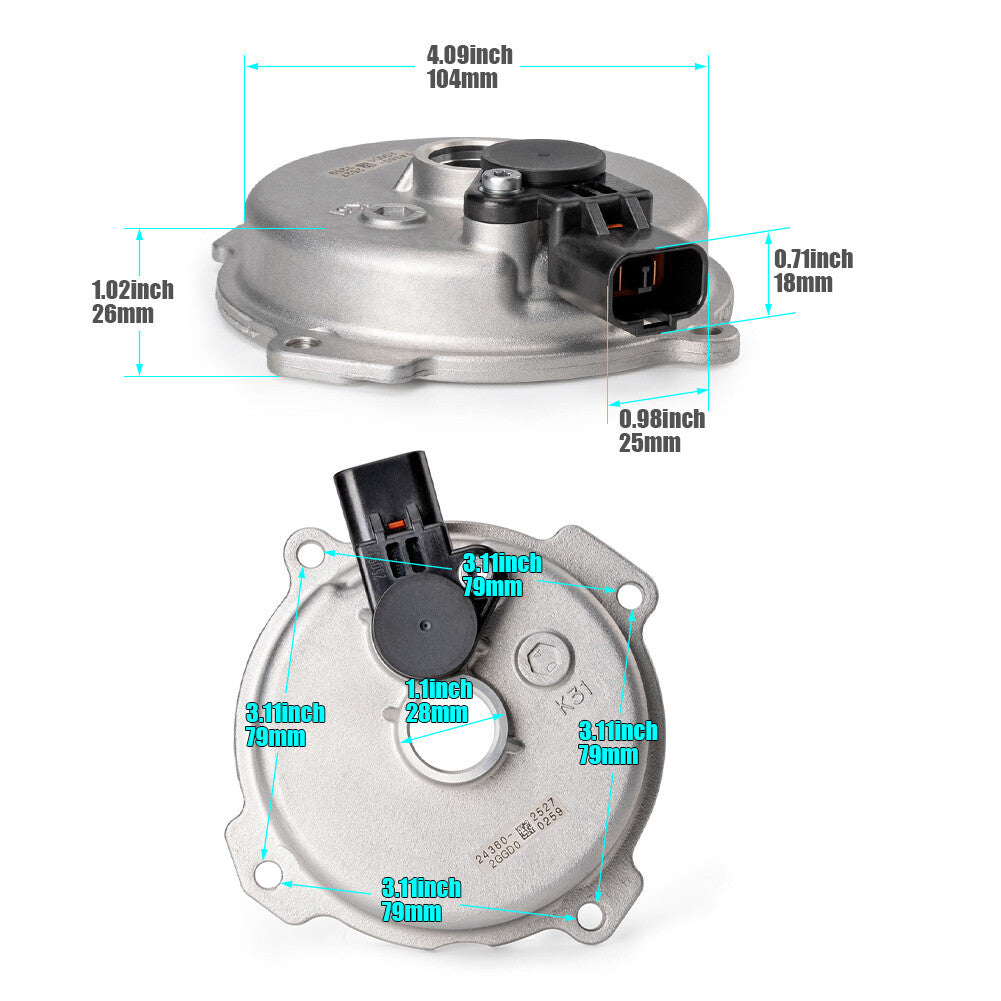 Intake VVT Camshaft Position Sensor for Hyundai Sonata and for Kia Optima 24360-2GGD0