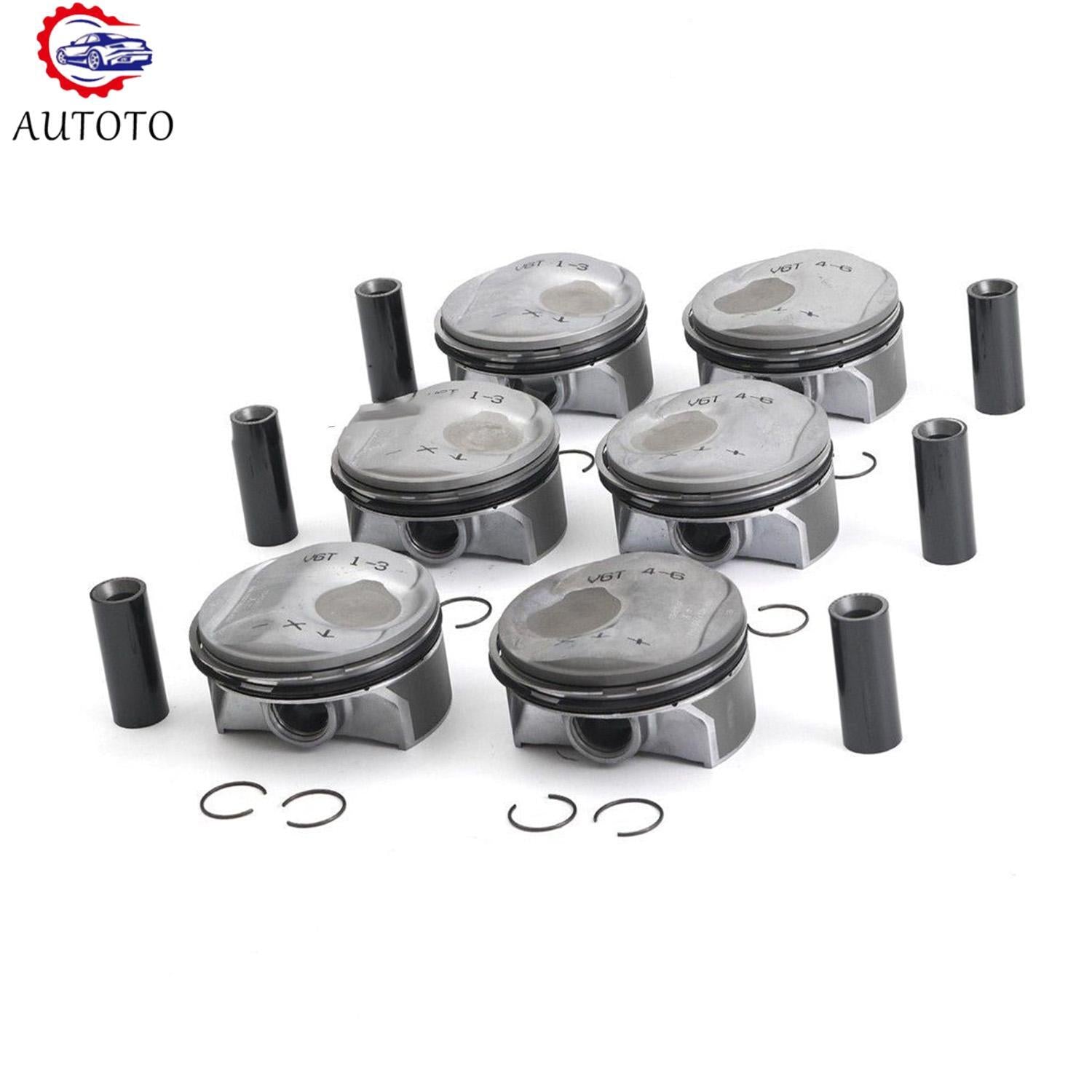 6x STD Pistons Rings Set For ¦µ96mm for Porsche Macan for Panamera S 4S 95B 970 Macan 95B