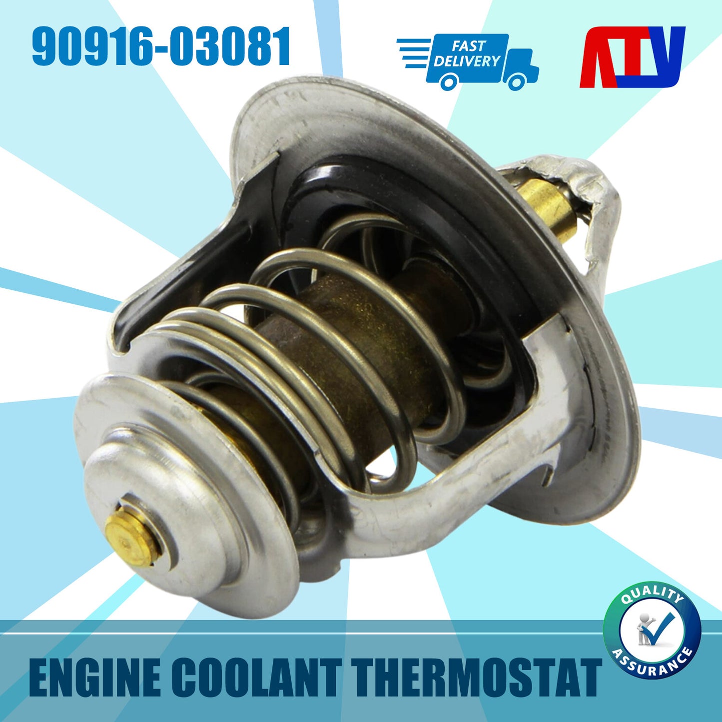 ENGINE COOLANT THERMOSTAT CROWN ALTEZZA CRESSIDA CHASER for TOYOTA 90916-03081