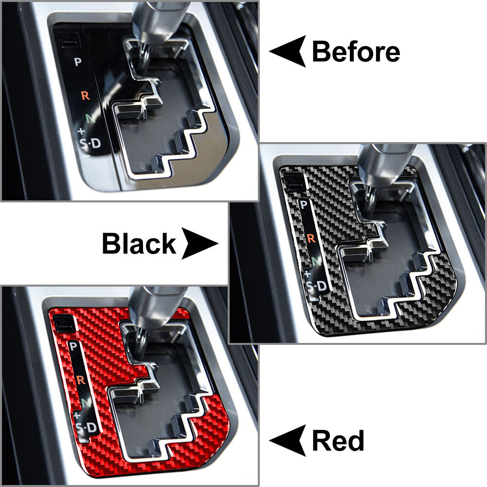for Toyota Tundra 2014-2021 16 Carbon Fiber Interior Gear Shift Panel Cover Trim