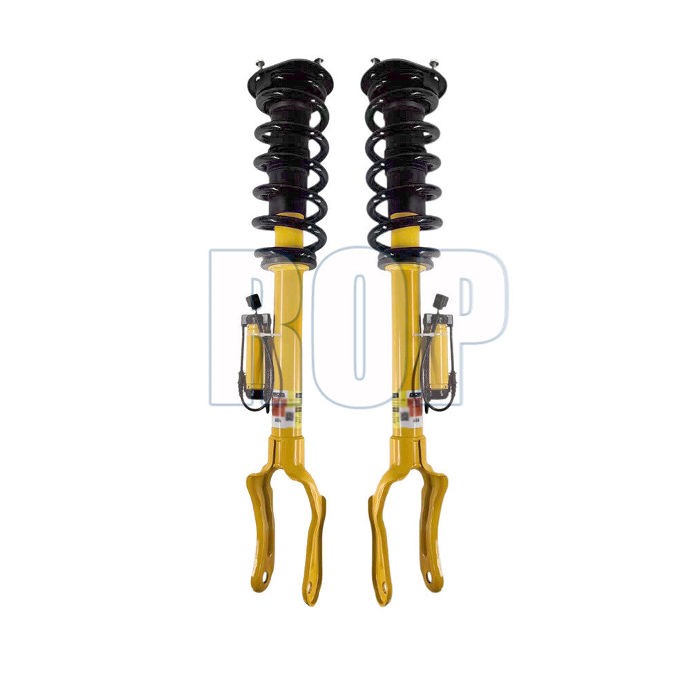 Pair Front Shock Absorber Struts Electric for Jeep Grand Cherokee Overland SRT8
