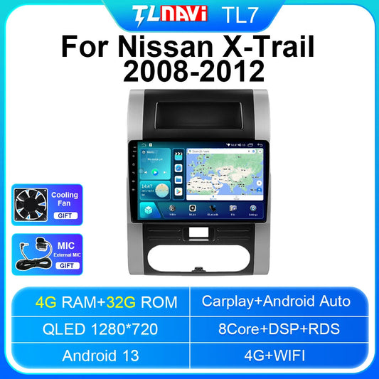 Android Car Radio CarPlay for Nissan XTrail T32 T31 2008-2012 Player GPS Screen