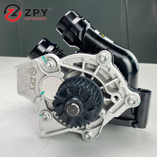 ZPY for VW for Jetta for Passat for AUDI Q5 TT CC 2.0T Water Pump with Thermostat Assembly