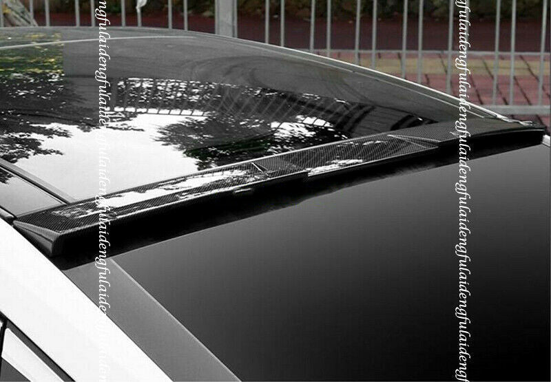 for Nissan Altima 2019-2023 Carbon ABS Rear Window Roof Lip Spoiler Visor Cover