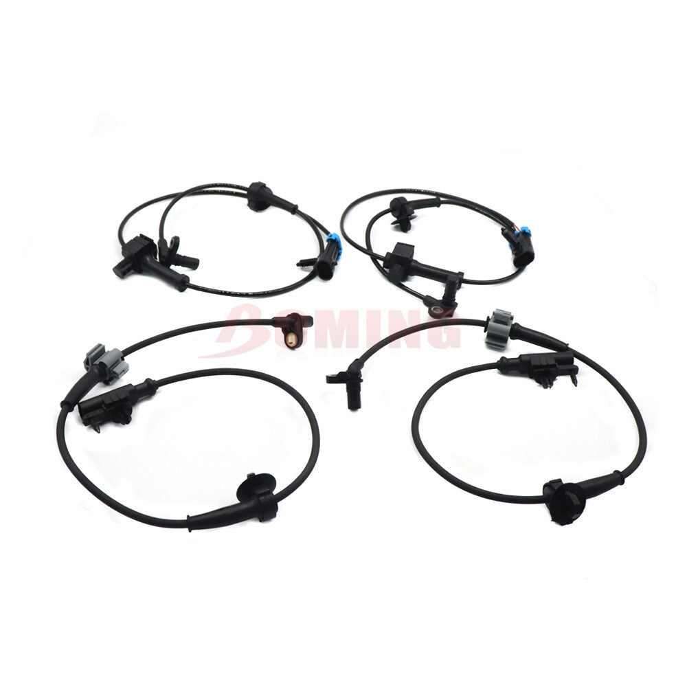 4-piece set of new ABS wheel speed sensors for Cadillac , for Chevrolet Suburban, Tahoe, for GMC , and for Yukon .
