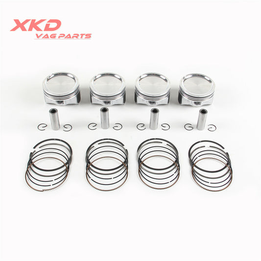 Extra-large 1.6-liter piston and ring +0.5L, suitable for Volkswagen for Jetta Polo CFNA CFNB 036107065ET