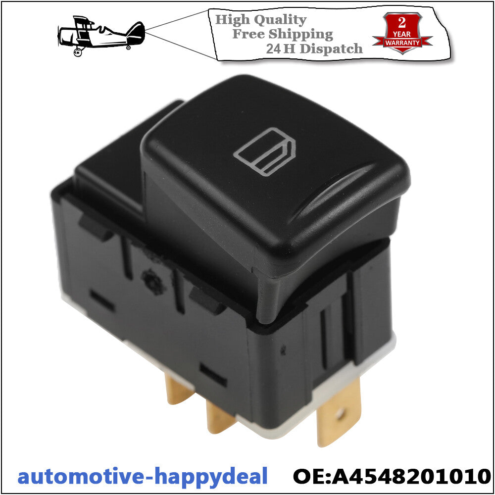 2X Driver/Passenger Side Electric Window Switch A4548201010 for Smart 454 Forfou