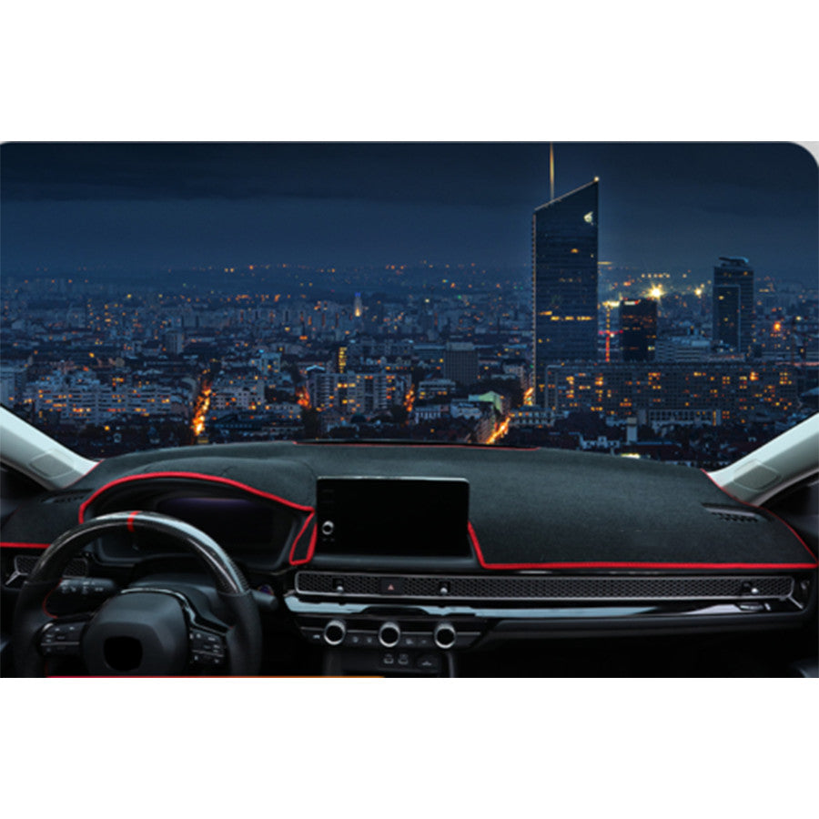 RedBlack Dashboard Dash Mat DashMat Sun Cover Pad for Honda for Civic Sedan 2022-23
