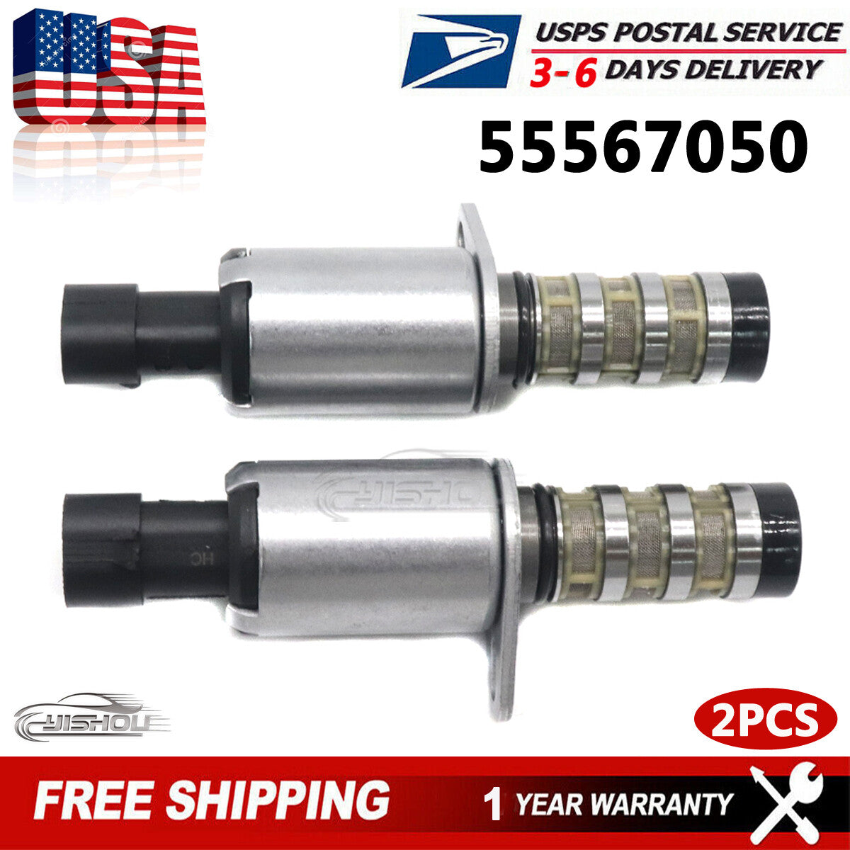55567050 Engine Oil Control Variable Valve Timing VVT Solenoid for GM 1.6L 1.8L