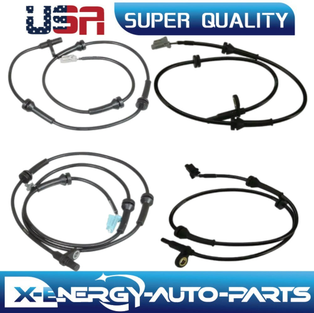 4 ABS Wheel Speed Sensor:Front Rear Left Right For: for Nissan Sentra 2007-2012