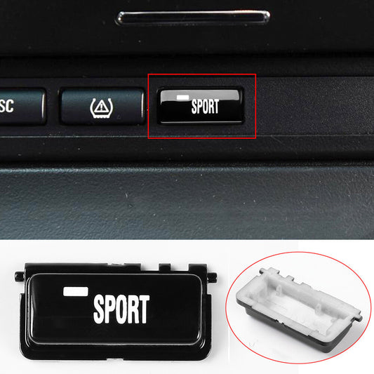Black Replacemet Sport Mode Sport Button Cover for BMW 3 Series E46 M3 1998-2004