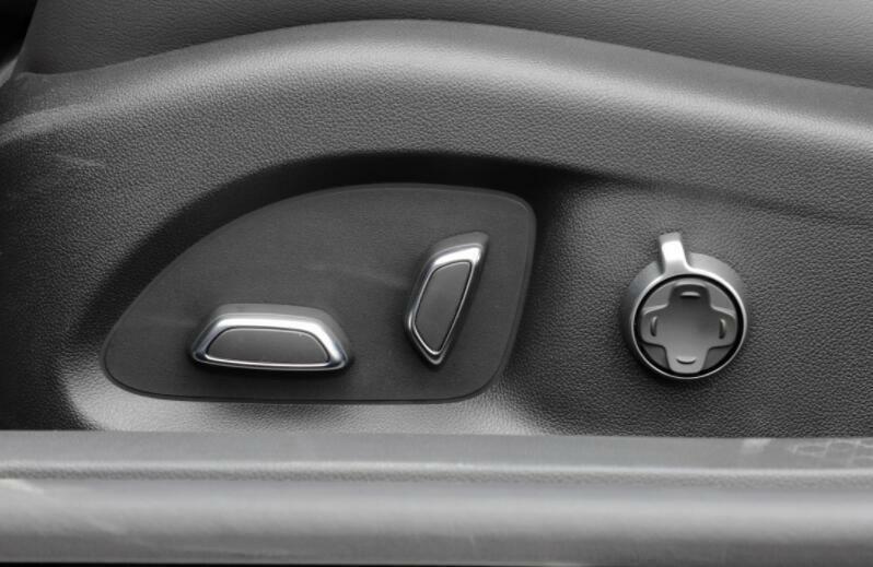 Black Titanium for Seat Adjust Handle Button Panel for Cadillac CT4 CT4-V 2020-2023