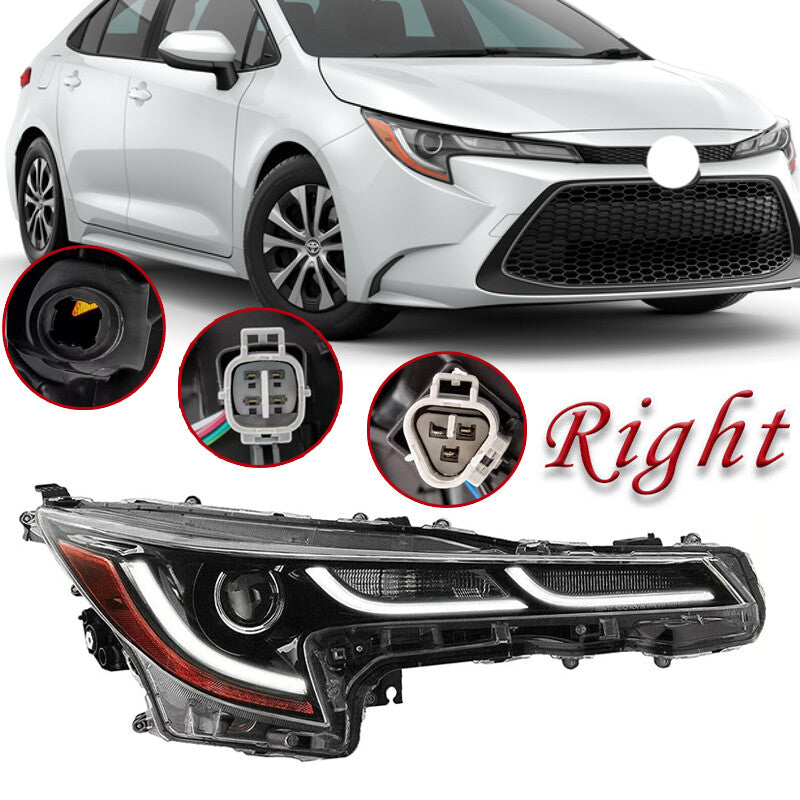 Right Headlight Projector LED Lamps For 2020-2022 for Toyota for Corolla XSE XLE 1pcs