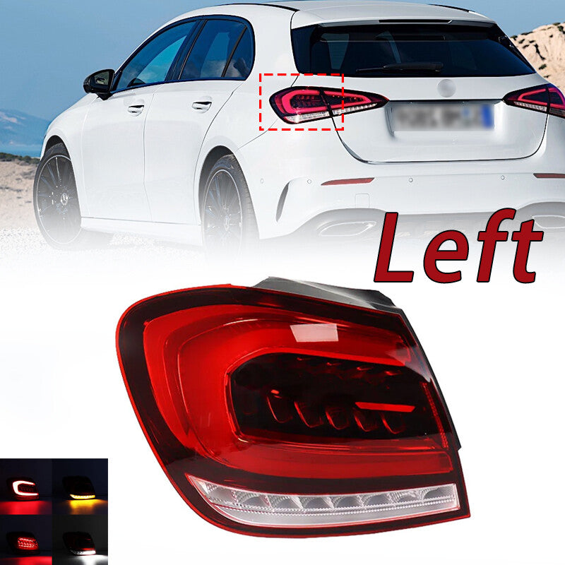Left LED taillight assembly for Mercedes-Benz A-Class W176 W177 2018-2022 Hatchback.
