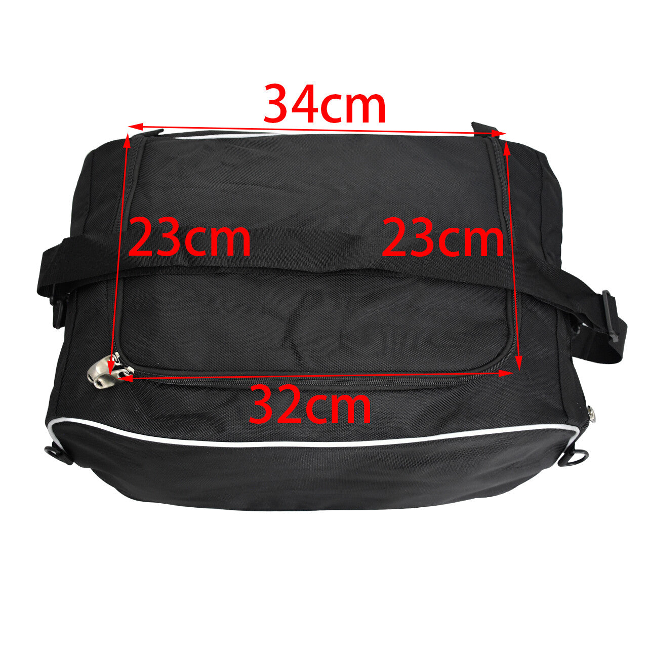 Black Rear Luggage Rack Foldable Travel Bag for Harley Road Electra Glide 94-23