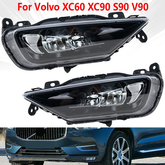 Fog lights suitable for Volvo S90, V90, XC90, XC90, XC60, 16-20 front bumper light driver lights