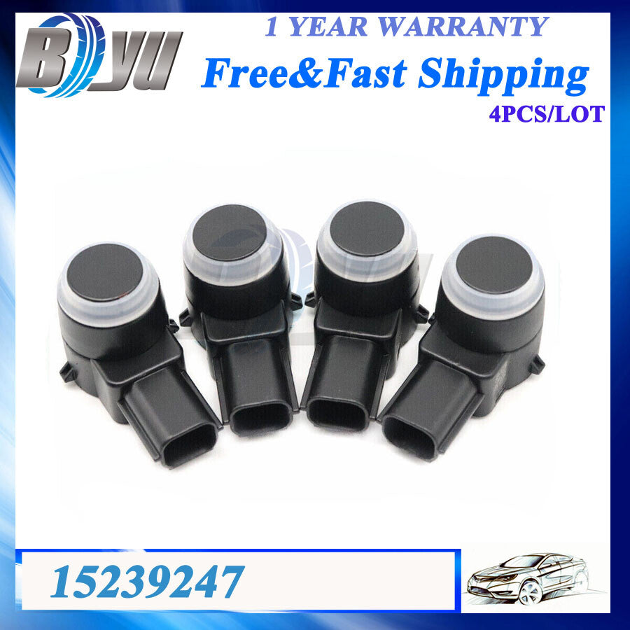 4x Backup Parking Bumper Park Assist Object Sensor 15239247 for GMC Reverse