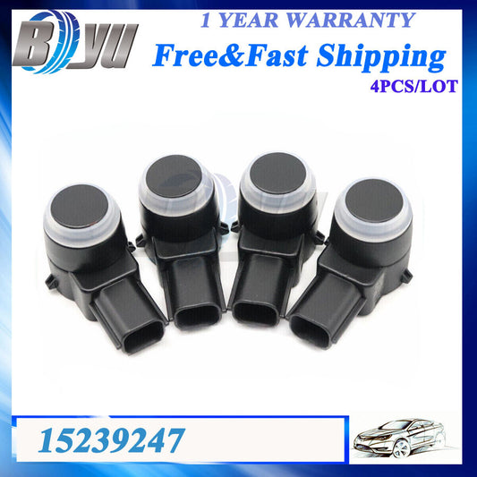 4x Backup Parking Bumper Park Assist Object Sensor 15239247 for GMC Reverse