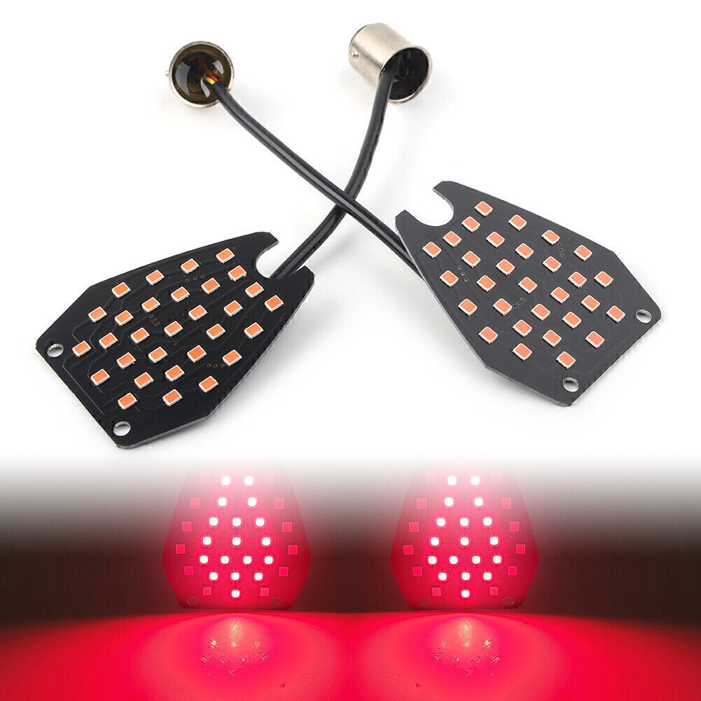Rear 30SMD LED Turn Signal Indicator Light 1157 Red Fit for Honda CBR1000RR 2004-07