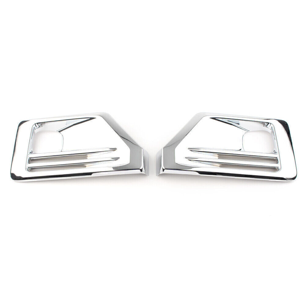 Chrome Front Fog Light Cover Trim Fit for Toyota RAV4 Adventure 2019 2020 ABS