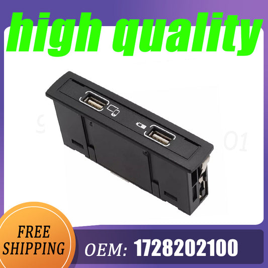 Dashboard USB socket A1728202100 for Mercedes-Benz CLS, A-Class, GLA, CLA, GLE