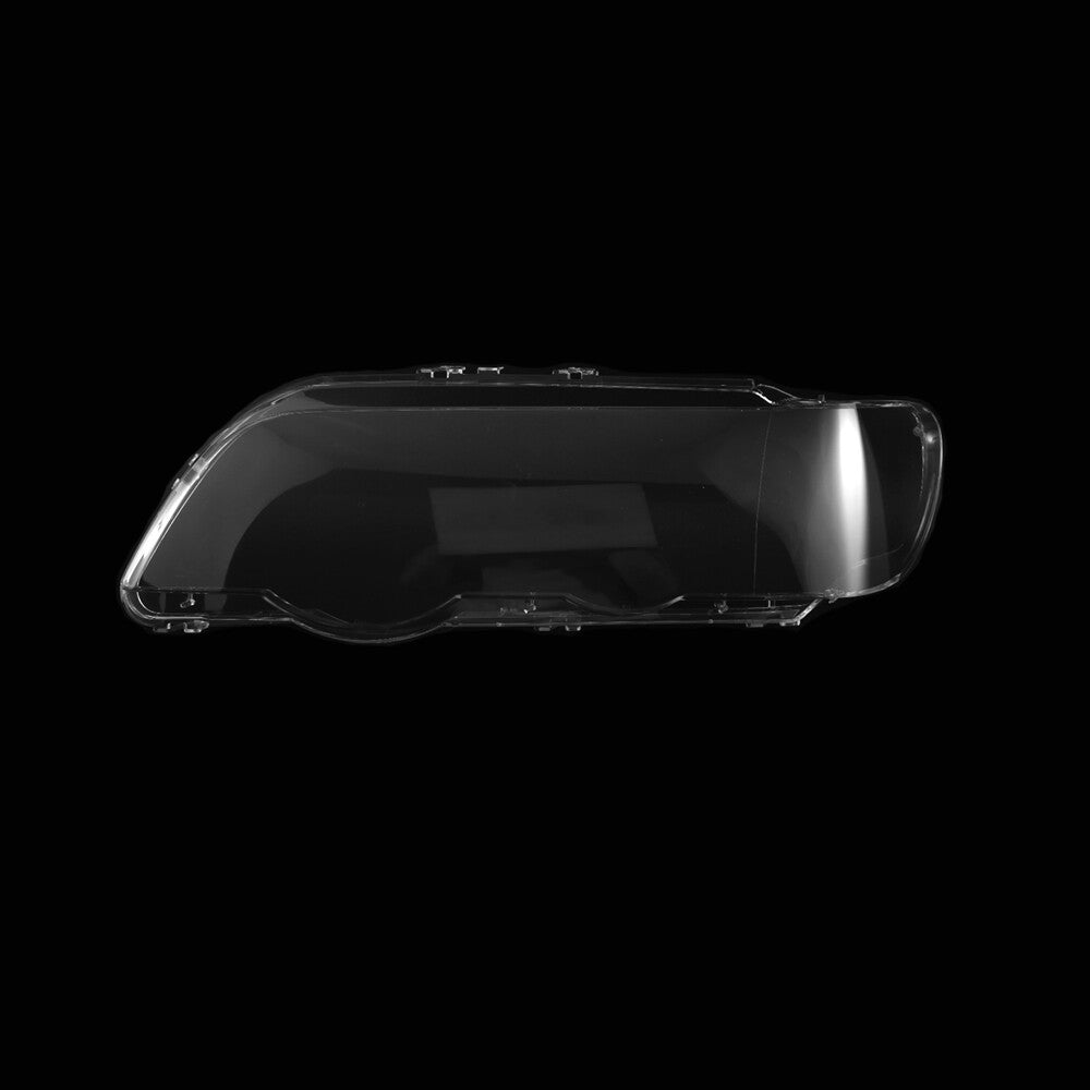 Transparent front headlight lens cover for left side, suitable for BMW X5 E53 (March 2000)