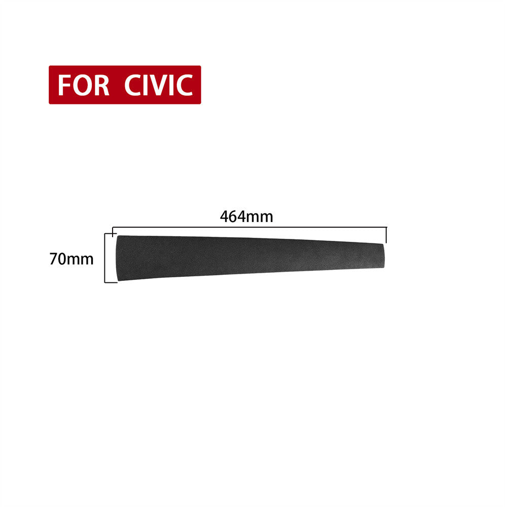 Suede Black Gray Dashboard for Co -pilot Panel Cover Fit for Honda for Civic 10th 2016-21