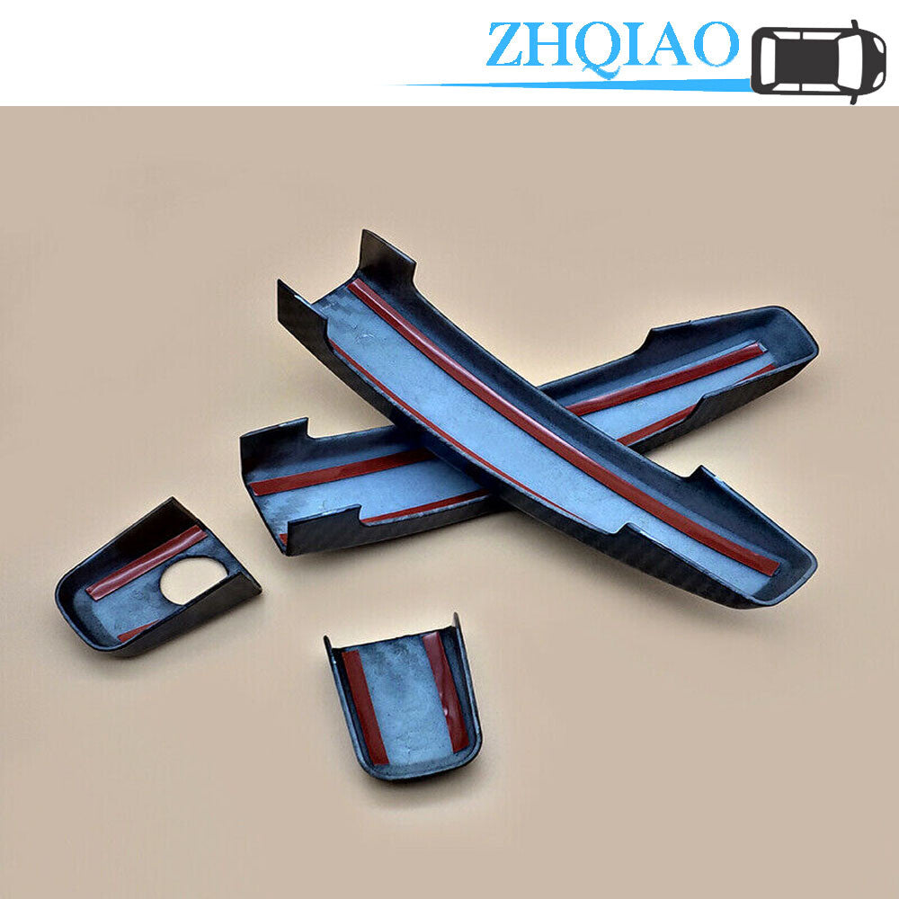 Carbon Fiber Style Door Handle Cover Trim Fit for Chevy Malibu for Cruze Captiva Trax