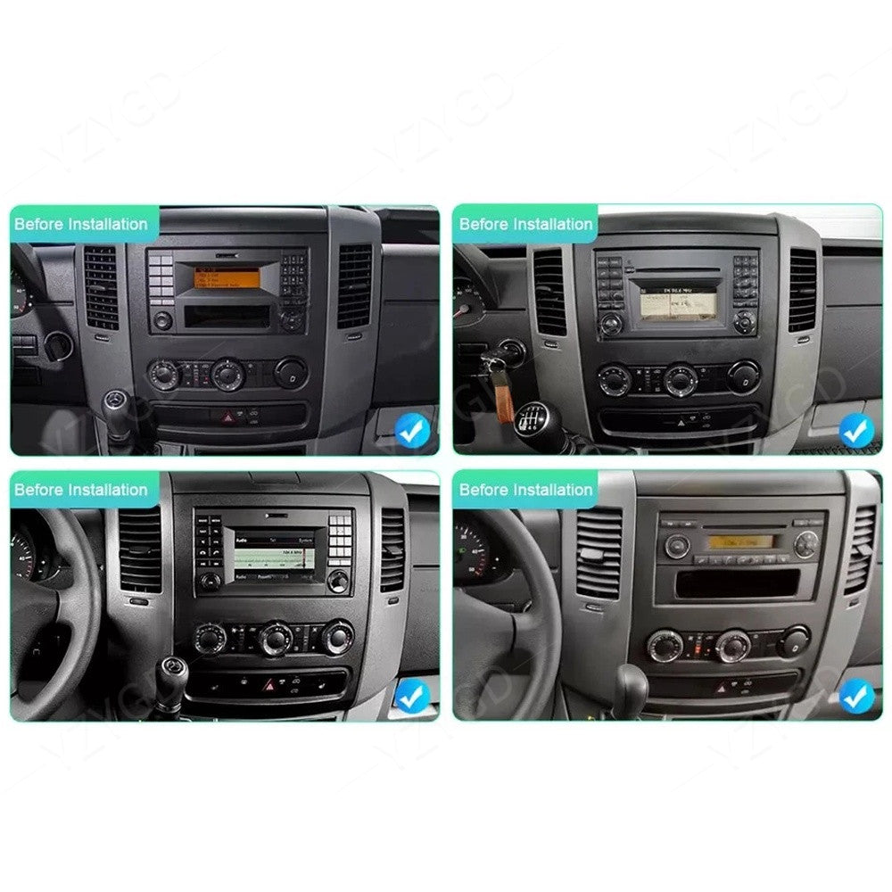 GPS Carplay Car Radio BT for Mercedes for Freightliner Sprinter 2500 3500 2006-2018