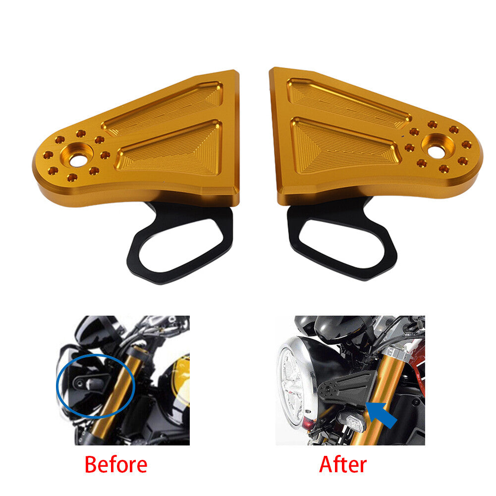 Headlight Turn Signal Support Brackets for Kawasaki Z900 Z900RS 2018-2023