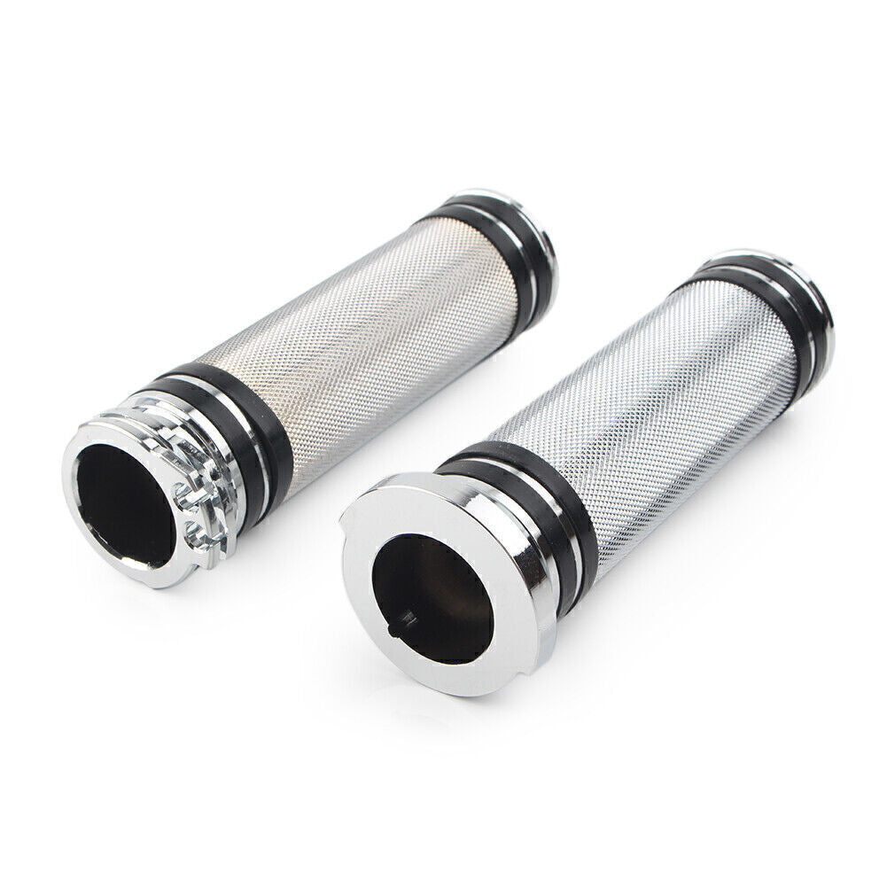 1 Motorcycle Handle Bar Hand Grips for Harley Sportster Touring Dyna Softail