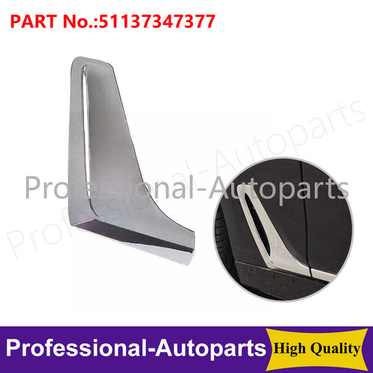 Chrome left fender side vent duct trim for BMW G12 7 Series 2016-2019