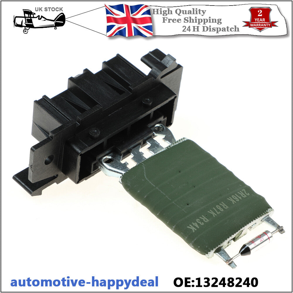 New Heater Blower Resistor Cabin Fan Resister for Vauxhall for Corsa D